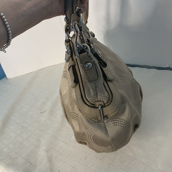 Coach, Madison Dotted optive art Sophia satchel - Picture 7 of 12